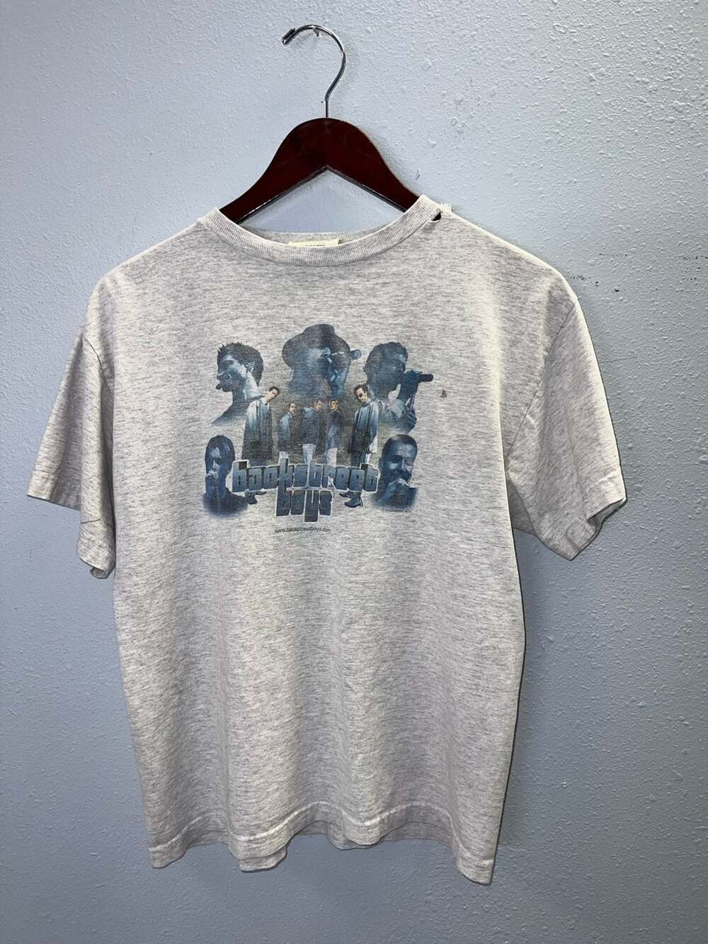 Vintage 90s Backstreet Boys Tour Graphic Tee Winterland Distressed fits med 0409